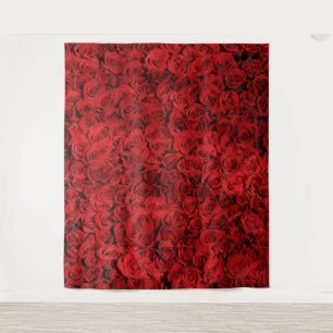 Tapisserie de fond floral de rose rouge pour photo