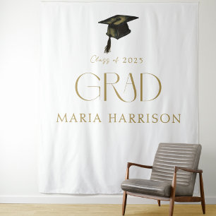 Tapisserie de graduation personnalisée