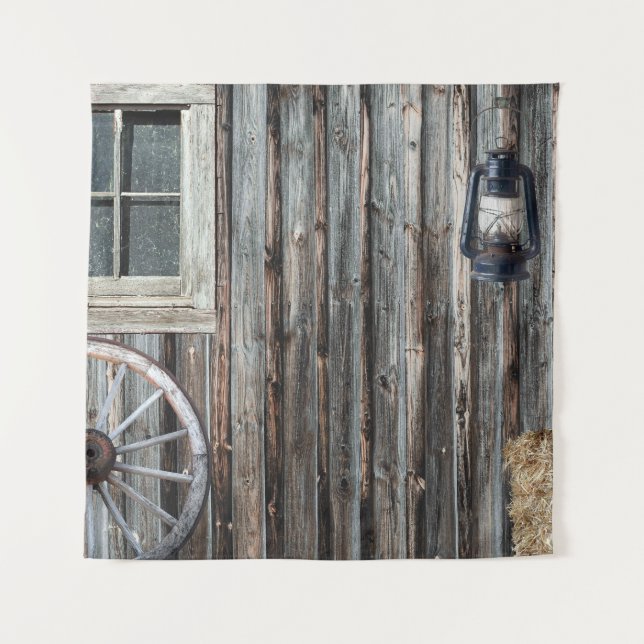 Tapisserie de grange de cow-boy occidental (Devant)