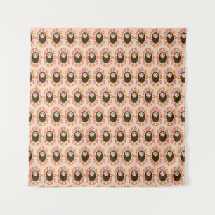 Tapisserie de Hérisson et de Fleurs