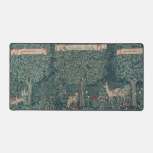 Tapisserie de la forêt William Morris avec personn