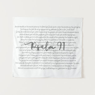 Tapisserie de lettrage de script d'art des Écritur
