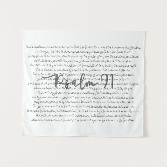 Tapisserie de lettrage de script d'art des Écritur (Devant (Horizontal))