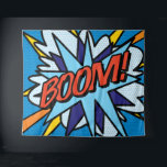 Tapisserie de l'explosion de l'art pop de la bande<br><div class="desc">Un design d'art pop de bande dessinée rétro amusant,  cool et tendance qui met le boum,  zap,  pow dans la journée de n'importe quel super-héros. Conçu par Thisisnotme©</div>