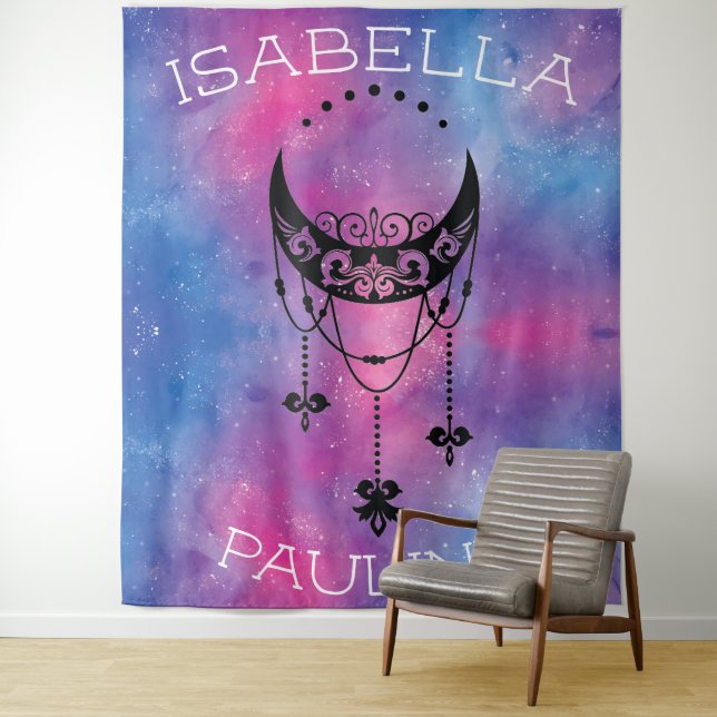 Tapisserie de lune céleste (En situation)