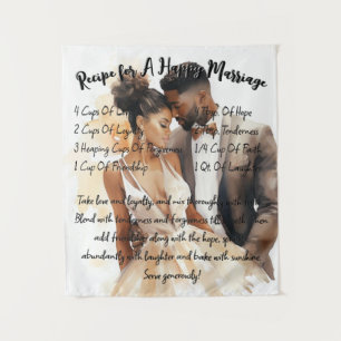 Tapisserie de mariage Cadeau de mariage Recette po