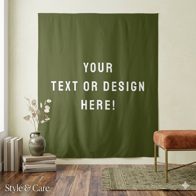 Tapisserie de Noël Classique Verte pour Intérieur  (Classic Christmas Green Tapestry for Cozy Interior)
