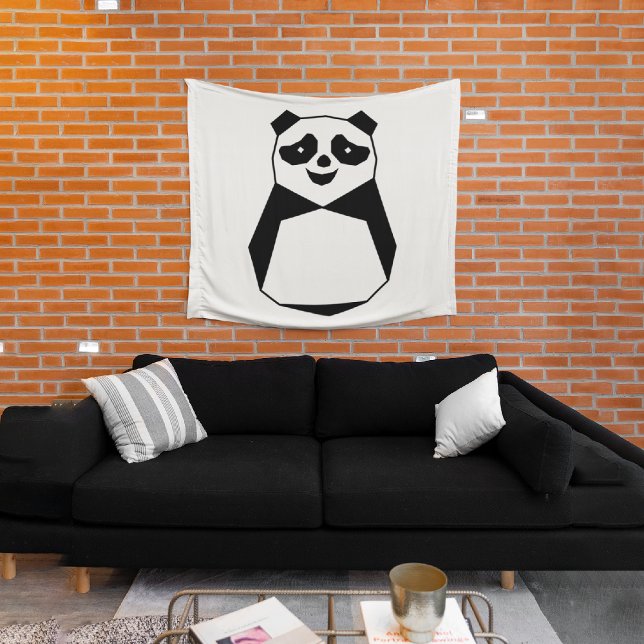 Tapisserie de panda géométrique (Créateur téléchargé)