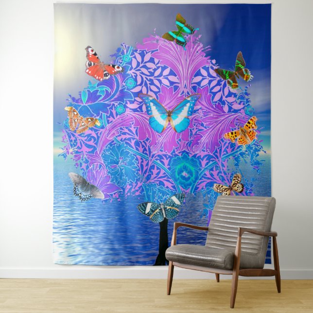Tapisserie de papillon (En situation)