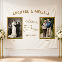 Tapisserie de photos pour le 50e anniversaire de m