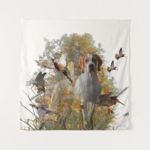 Tapisserie de pointeur en anglais acrylique