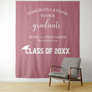 Tapisserie de Rose Gold pour Photobooth de Remise