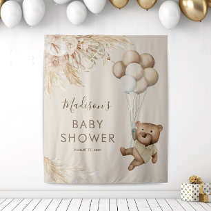 Tapisserie de salle de douche pour bébé Ourson Her