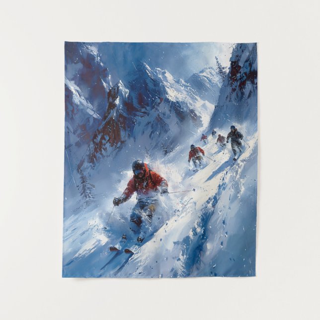 Tapisserie de ski (Devant)