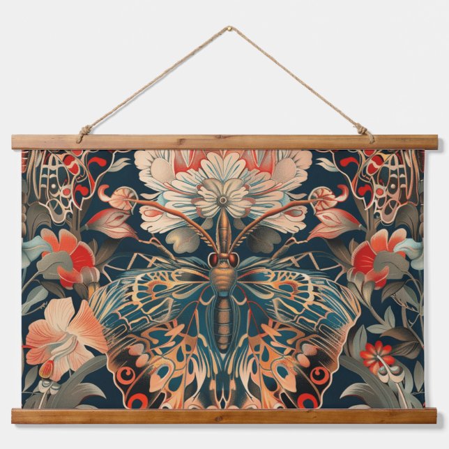 Tapisserie de vol psychédélique Botanique (Devant)