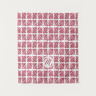 Tapisserie décorative personnalisée avec monogramm