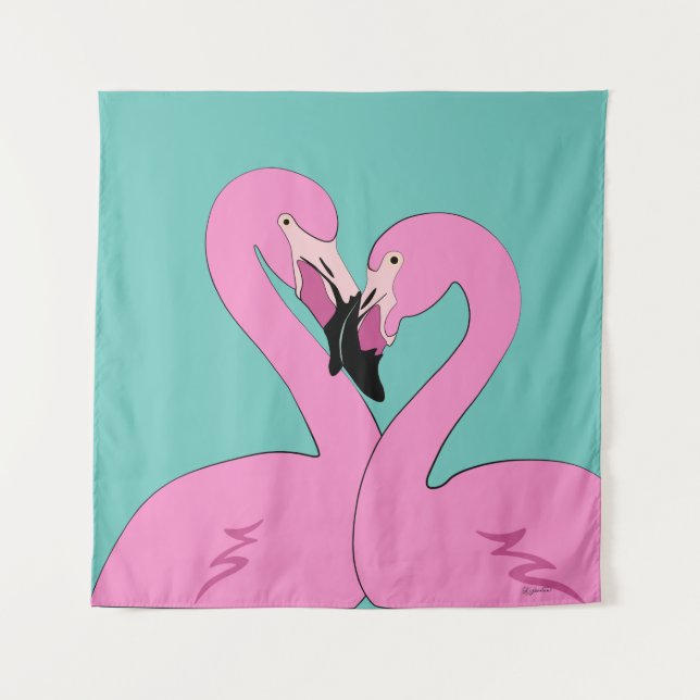 Tapisserie des flamants roses (Devant)