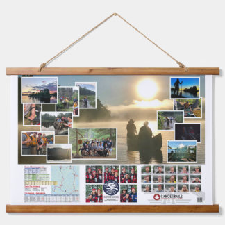 Tapisserie des sentiers de canot 2018 Voyage au Ca