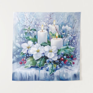 Tapisserie d'hiver bleu