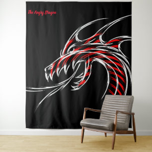 Tapisserie Dragon Furieux