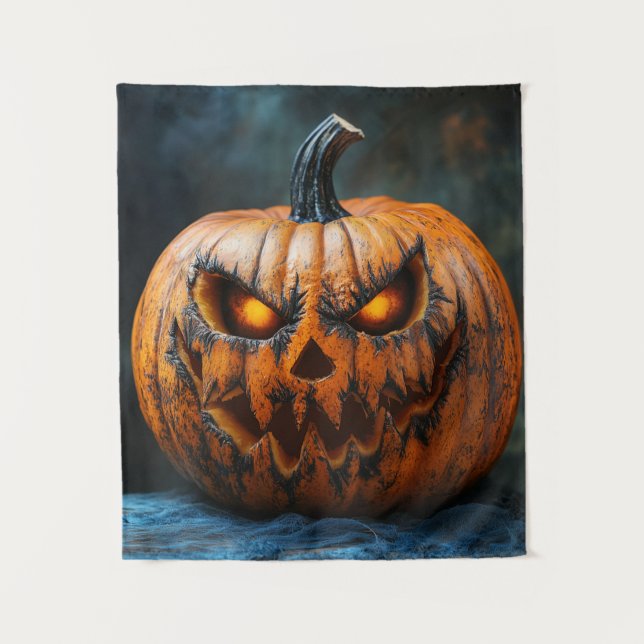 Tapisserie du Citrouille d'Halloween (Devant)