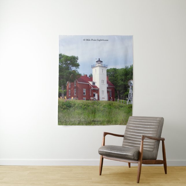 tapisserie du phare de 40 Mile Point (En situation)