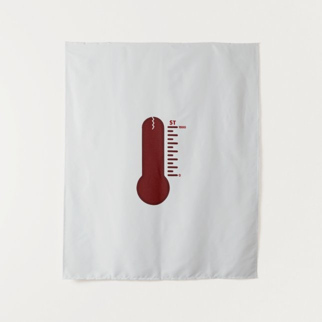 Tapisserie du thermomètre de contrainte (Devant)