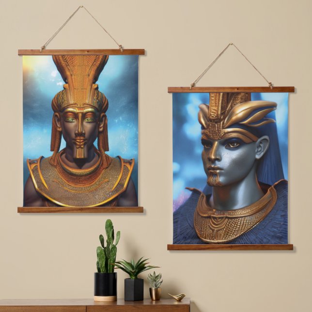 Tapisserie égyptienne suspendue (Asymétrique)