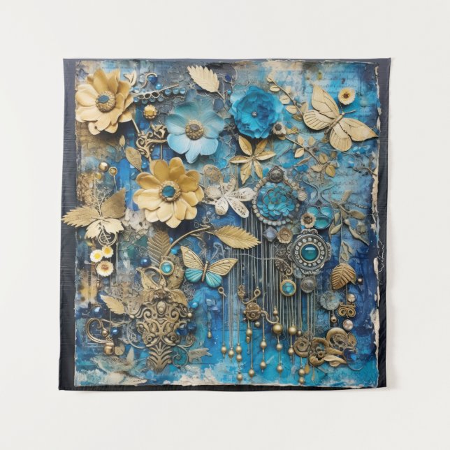 Tapisserie en papier junk antique (Devant)