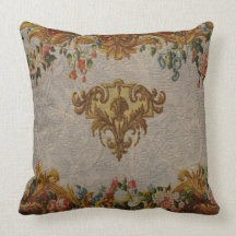 Tapisserie et coussin de dentelle