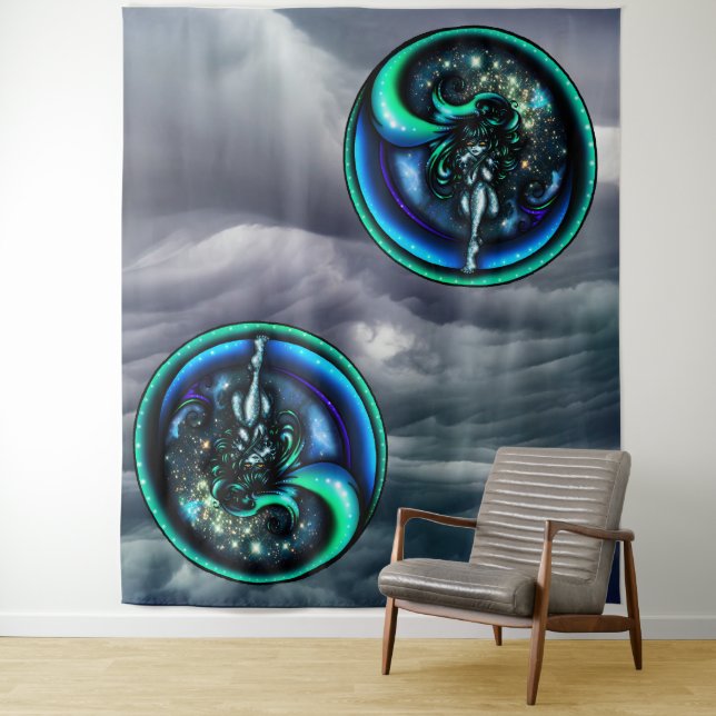 Tapisserie Eye of the Storm (En situation)