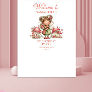 Tapisserie Fantaisiste Rose Fée pour 3ème Annivers