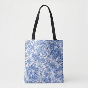Tapisserie florale Delft - Sac fourre-tout