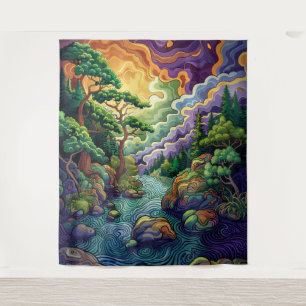 Tapisserie forestière enchantée