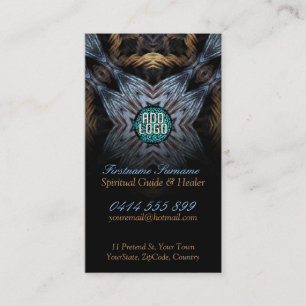 Tapisserie fractale avec Cartes de visite de logo