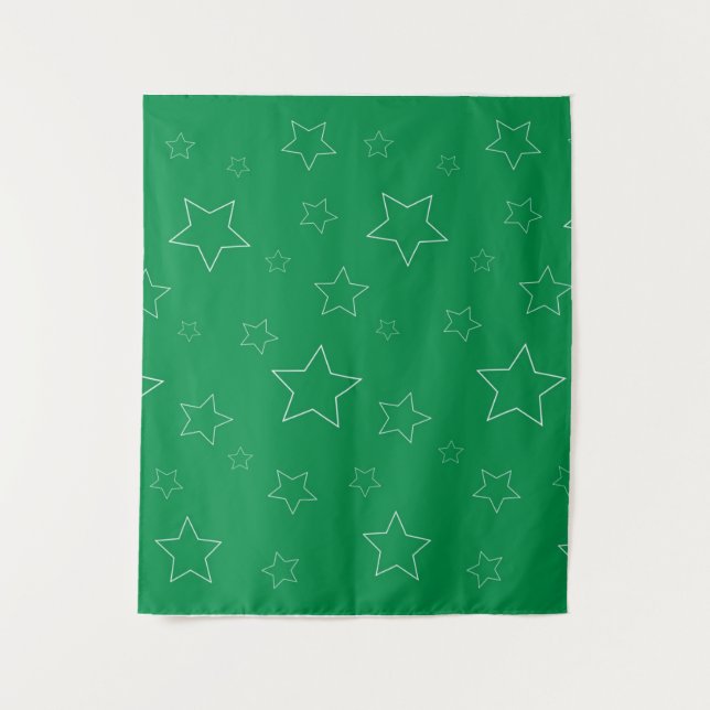 Tapisserie Green Stars (Devant)