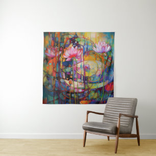 Tapisserie Lotus et Nénuphars