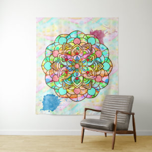 Tapisserie Lotus Mandala
