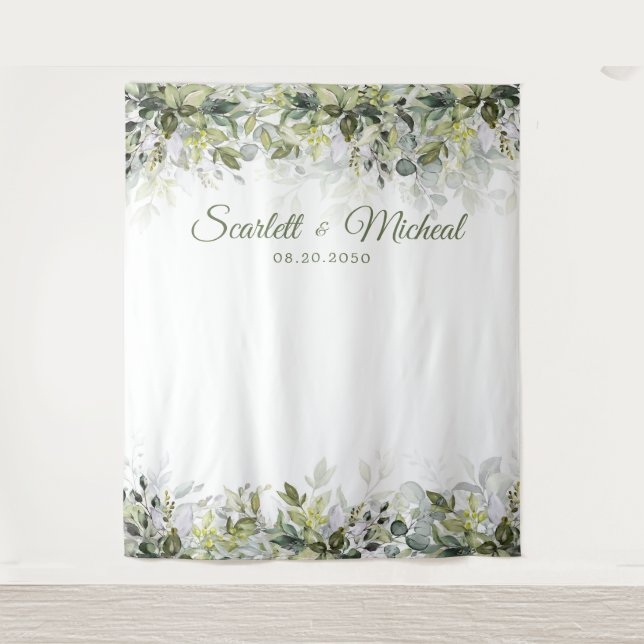 Tapisserie Mariage verte (Devant)