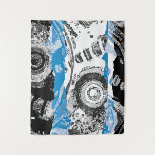 Tapisserie Mécanisme Ondulatoire – Abstrait Moyen