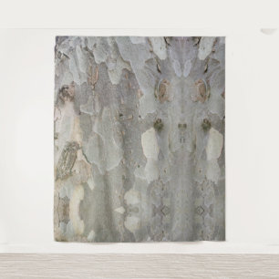 Tapisserie motif d'écorce d'arbre