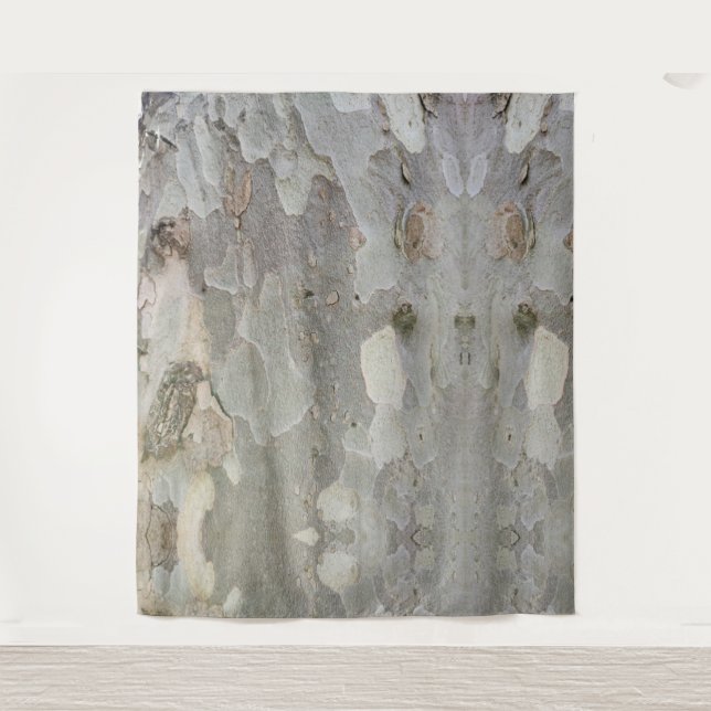 Tapisserie motif d'écorce d'arbre (Devant)