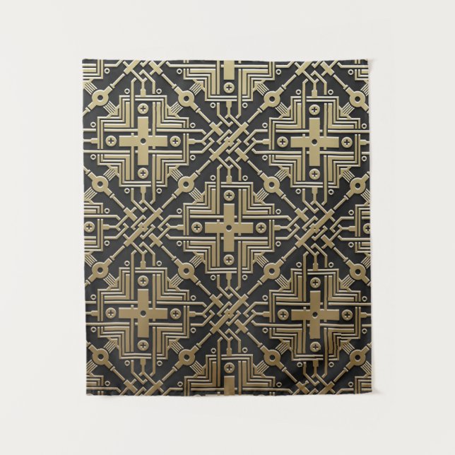 Tapisserie Motif métallique (Devant)