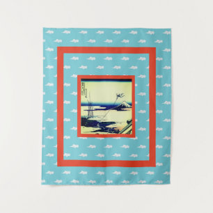 Tapisserie MOTIF NUAGEUX MONTAGNE JAPONAISE