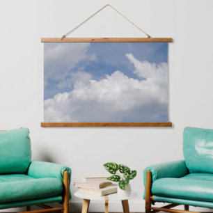 Tapisserie murale à dessus en bois Cloud Dreamer