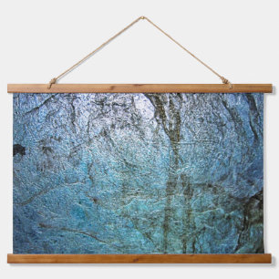 Tapisserie murale abstraite en bois clair ordinair