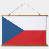 Tapisserie murale avec drapeau de Czechia