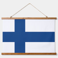 Tapisserie murale avec drapeau de Finlande
