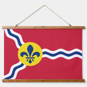 Tapisserie murale avec drapeau de St. Louis, Misso