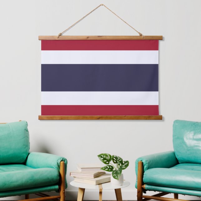 Tapisserie murale avec drapeau de Thaïlande (Salon)